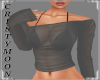 *CM*QUEENIE TOP-GREY