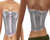 silver corset/pink pipin