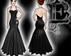 DCUK Black Jade Gown