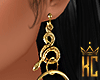 𓆘Serpentine Earrings