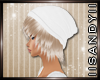 Grace White Hat w/Blonde