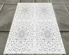 white patterned rug