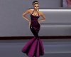 Bea's purple long dress