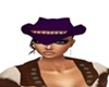 Purple Leather Cowgirl