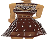 [C] bandana dress brown