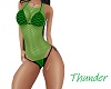 green bikini mesh