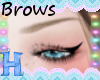 MEW brown eyebrows