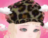 Leopard Hat w/hair e