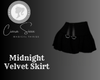 Midnight Velvet Skirt
