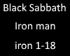 Black sabbath iron man