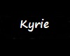 Kyrie Name Tattoo
