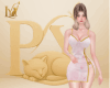 PY Pink Sexy Lace Dress
