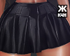 Ӂ Leather pleated skirt