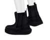 Black Biker Boots M