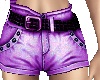 Purple Jeans Short