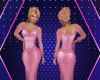 Lt Pink Glitter Gown