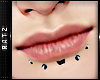 M| Silver Lip Piercings