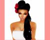 |A| Pin Up w/Flowers Blk