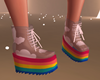 Kp* Rainbow Shoes