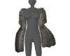 (7K)Ash Fur Shawl