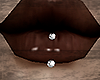 ⛧ lip piercing