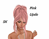 Hair pink Updo