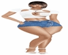 D:Jeans Skirt Set