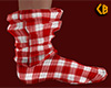 Red Socks Plaid Slouch M