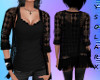goth emo lace top