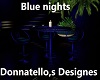 blue nights bar table