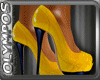 Yellow High Heels Shoes