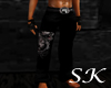 >SK< Black Wolf Pants