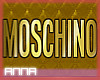 [A] Moschino Gold Clutch
