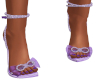 Elle Purple Diamond Heel