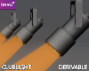 4 Orange Spotlights+