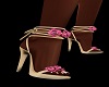 [MzL] Pink Floral Heels