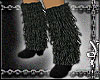 [W] Fur Snow Boots Black