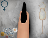 RVN♥Dainty Black Nails