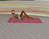 Beach towel poses
