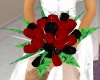(AG) Red N Black Bouquet