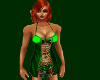 [SL]Green Silk Dress