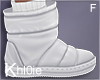 White snow boots F