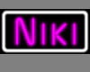 Niki Neon Sign