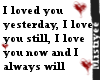 I love you always <3