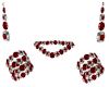 Babs 5Pc Red Jewelry Set