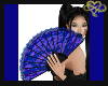 Oriental Blue Fan
