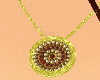 (B4) Gold Gem necklace