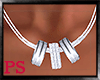 PS.Silver Rings Necklace