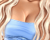 Y2K Blue Top