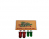 XMAS DOORMAT/SLIPPERS